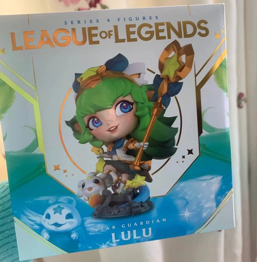 100% Genuine League Of Legends Lol Guardian Of The Stars Kaisa&Jinx&Ashe Figure Game Ornaments Q Version Of The Figure Gifts