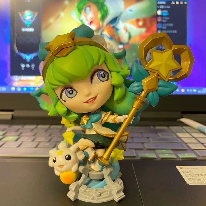 100% Genuine League Of Legends Lol Guardian Of The Stars Kaisa&Jinx&Ashe Figure Game Ornaments Q Version Of The Figure Gifts