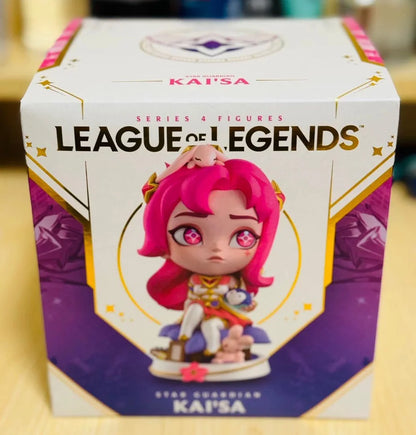 100% Genuine League Of Legends Lol Guardian Of The Stars Kaisa&Jinx&Ashe Figure Game Ornaments Q Version Of The Figure Gifts