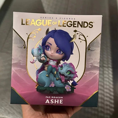 100% Genuine League Of Legends Lol Guardian Of The Stars Kaisa&Jinx&Ashe Figure Game Ornaments Q Version Of The Figure Gifts