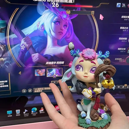 100% Genuine League Of Legends Lol Guardian Of The Stars Kaisa&Jinx&Ashe Figure Game Ornaments Q Version Of The Figure Gifts