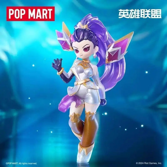 Original K/Da All Out Series Girl Group Series Model Figure Akali Ahri Evelynn Seraphine Kaisa Desktop Decoration Christmas Gift